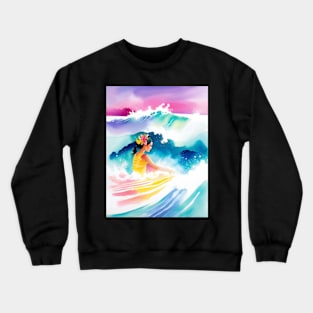 Girl in the Ocean Crewneck Sweatshirt